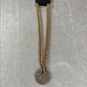 Rhinestone Toggle Necklace
